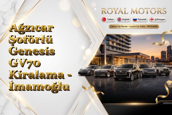 Ağzıcar Şoförlü Genesis GV70 Kiralama - İmamoğlu