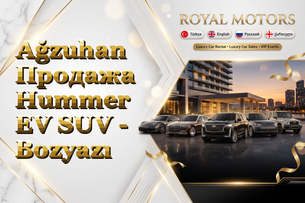 Ağzuhan Продажа Hummer EV SUV - Bozyazı