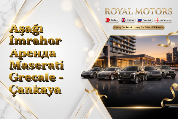 Aşağı İmrahor Аренда Maserati Grecale - Çankaya