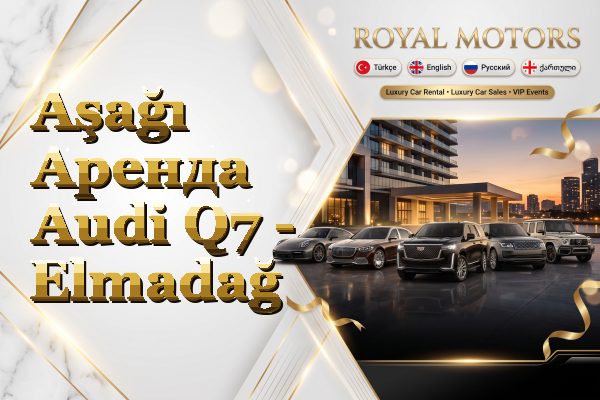 Aşağı Аренда Audi Q7 - Elmadağ
