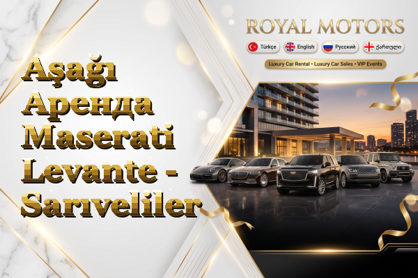 Aşağı Аренда Maserati Levante - Sarıveliler