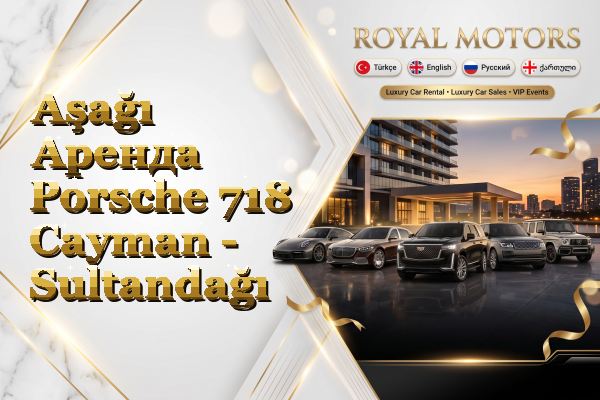 Aşağı Аренда Porsche 718 Cayman - Sultandağı
