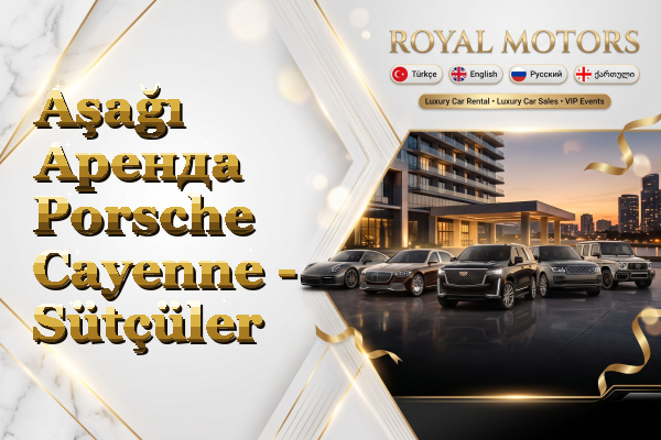 Aşağı Аренда Porsche Cayenne - Sütçüler