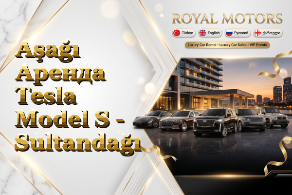 Aşağı Аренда Tesla Model S - Sultandağı
