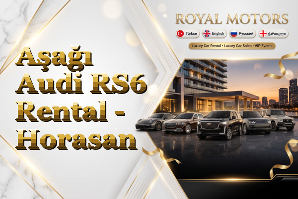 Aşağı Audi RS6 Rental - Horasan