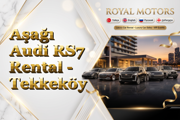 Aşağı Audi RS7 Rental - Tekkeköy