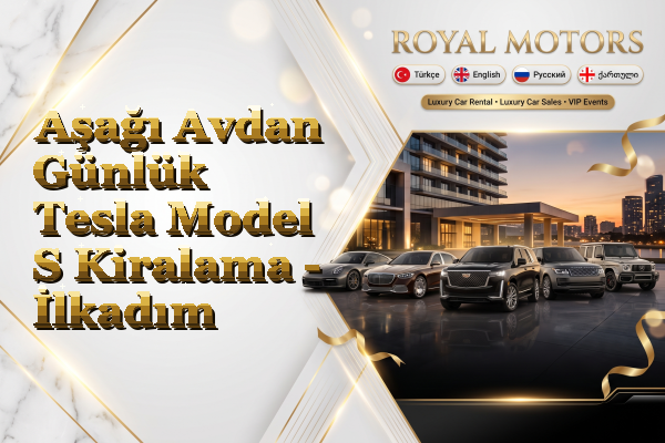 Aşağı Avdan Günlük Tesla Model S Kiralama - İlkadım