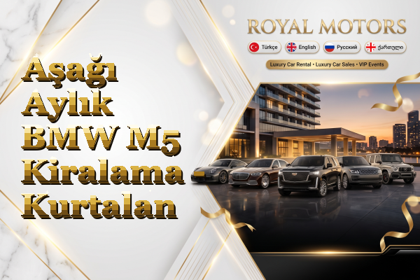 Aşağı Aylık BMW M5 Kiralama - Kurtalan