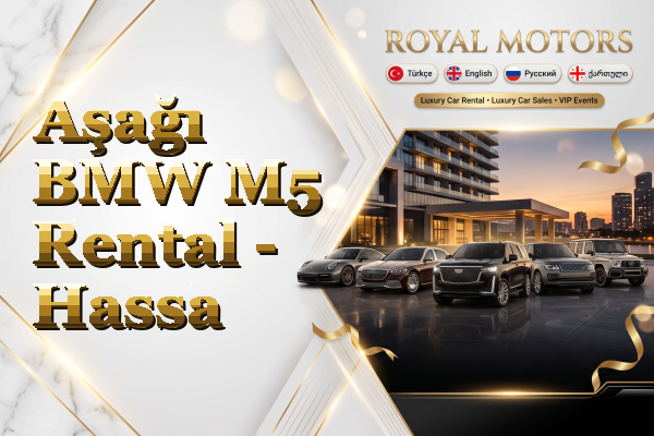 Aşağı BMW M5 Rental - Hassa