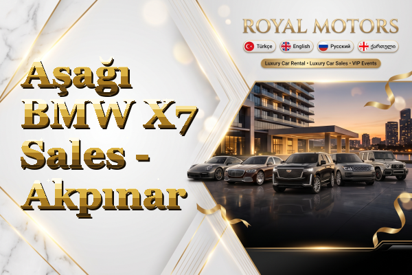 Aşağı BMW X7 Sales - Akpınar