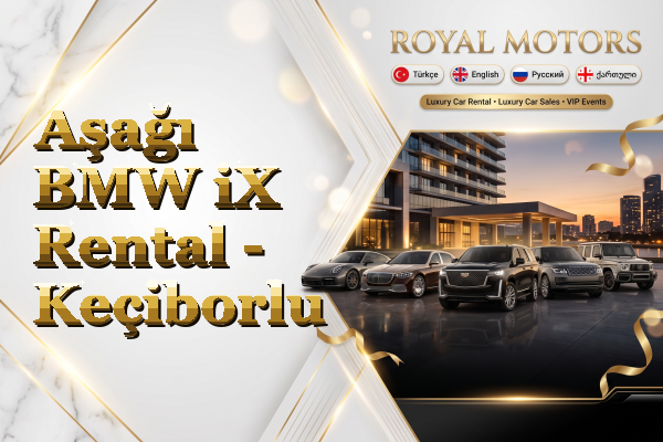 Aşağı BMW iX Rental - Keçiborlu