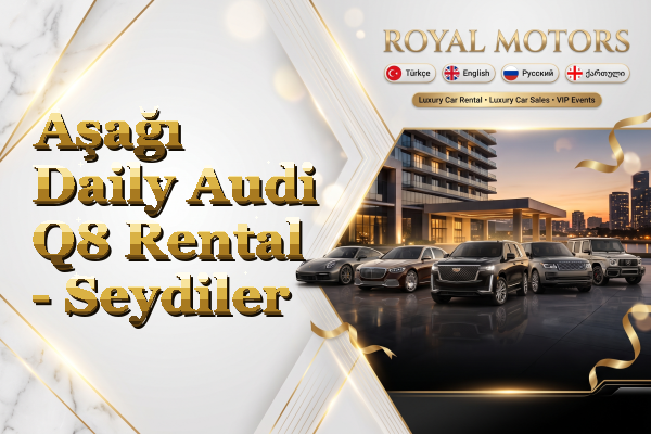 Aşağı Daily Audi Q8 Rental - Seydiler