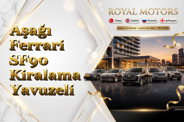 Aşağı Ferrari SF90 Kiralama - Yavuzeli