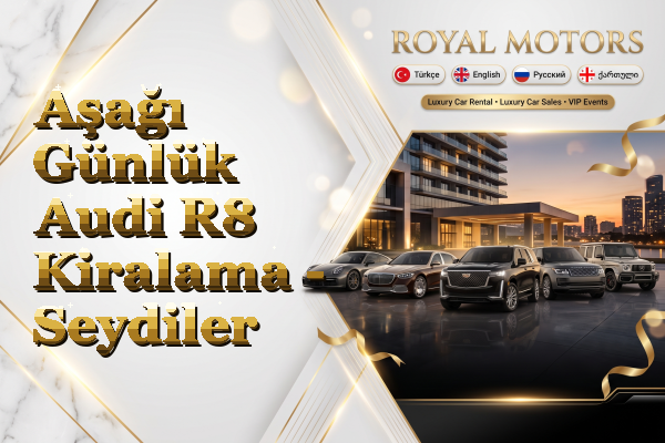 Aşağı Günlük Audi R8 Kiralama - Seydiler