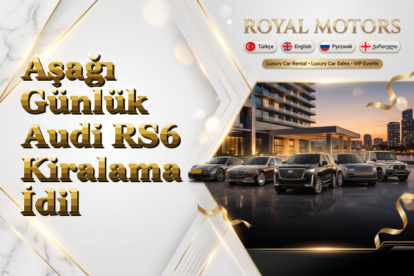 Aşağı Günlük Audi RS6 Kiralama - İdil
