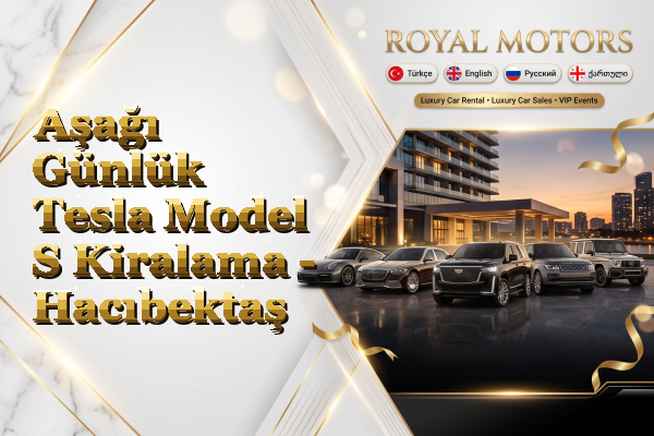 Aşağı Günlük Tesla Model S Kiralama - Hacıbektaş