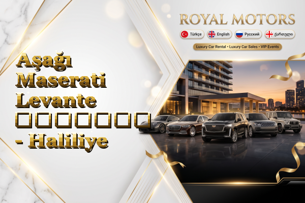 Aşağı Maserati Levante გაყიდვა - Haliliye