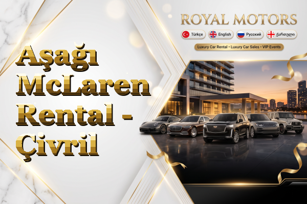 Aşağı McLaren Rental - Çivril