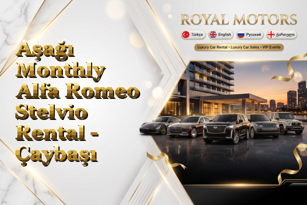 Aşağı Monthly Alfa Romeo Stelvio Rental - Çaybaşı