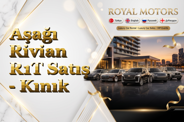 Aşağı Rivian R1T Satış - Kınık