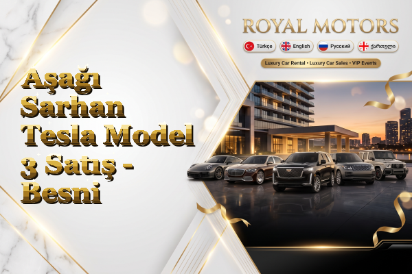 Aşağı Sarhan Tesla Model 3 Satış - Besni