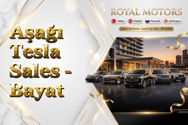 Aşağı Tesla Sales - Bayat