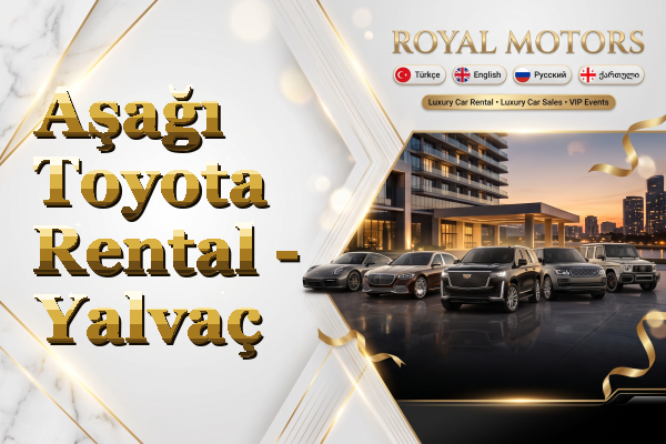 Aşağı Toyota Rental - Yalvaç