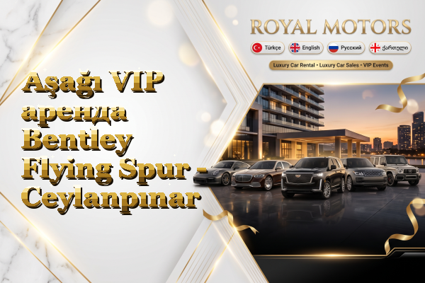 Aşağı VIP аренда Bentley Flying Spur - Ceylanpınar