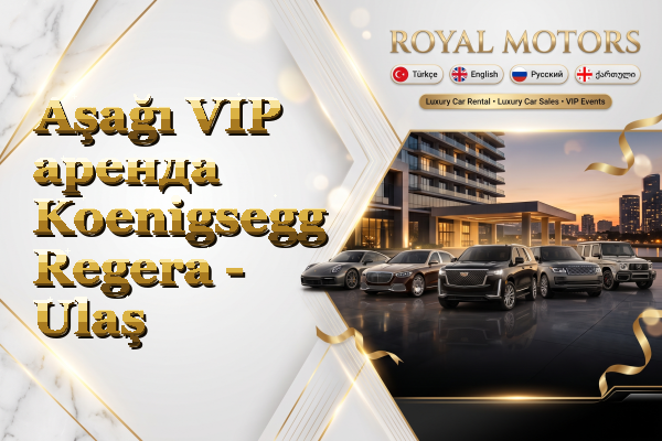 Aşağı VIP аренда Koenigsegg Regera - Ulaş