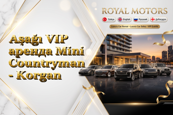 Aşağı VIP аренда Mini Countryman - Korgan