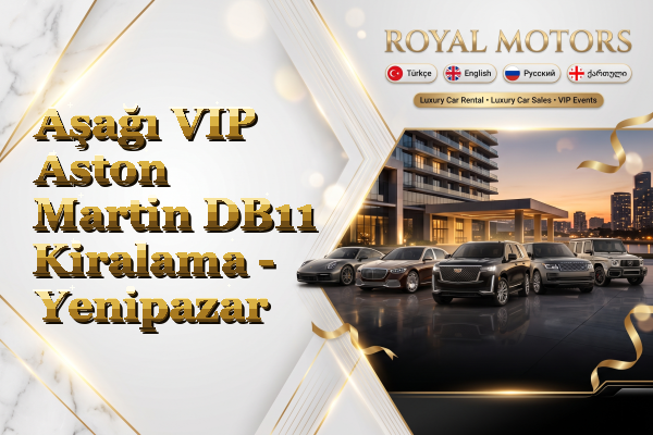 Aşağı VIP Aston Martin DB11 Kiralama - Yenipazar