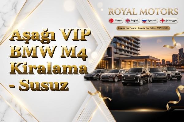 Aşağı VIP BMW M4 Kiralama - Susuz