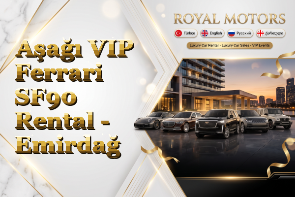 Aşağı VIP Ferrari SF90 Rental - Emirdağ
