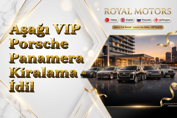 Aşağı VIP Porsche Panamera Kiralama - İdil