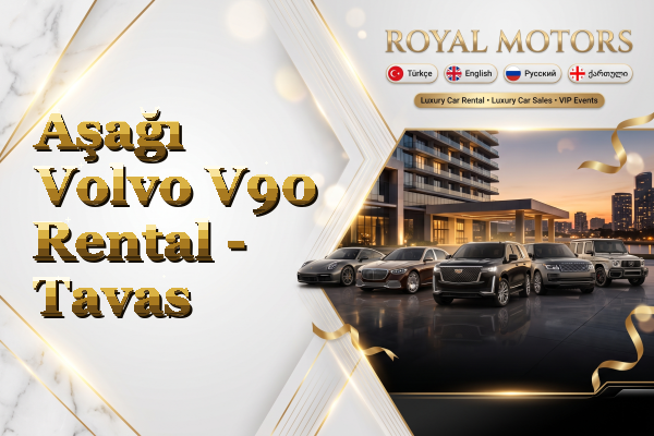 Aşağı Volvo V90 Rental - Tavas