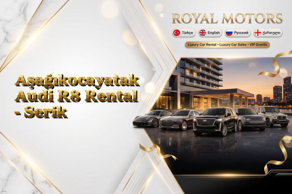 Aşağıkocayatak Audi R8 Rental - Serik