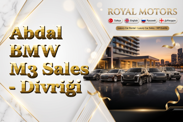 Abdal BMW M3 Sales - Divriği