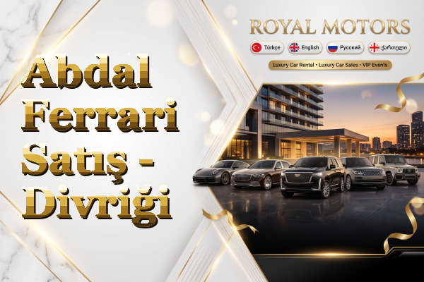 Abdal Ferrari Satış - Divriği