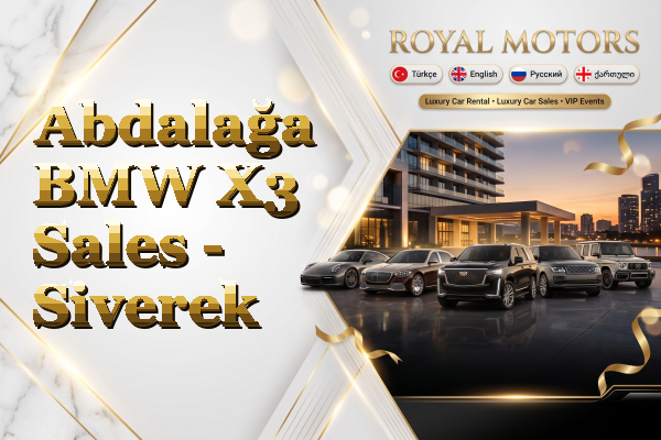 Abdalağa BMW X3 Sales - Siverek
