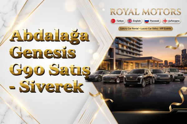 Abdalağa Genesis G90 Satış - Siverek