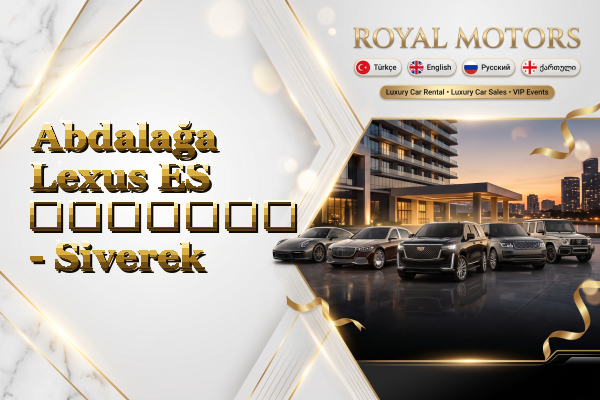 Abdalağa Lexus ES გაყიდვა - Siverek