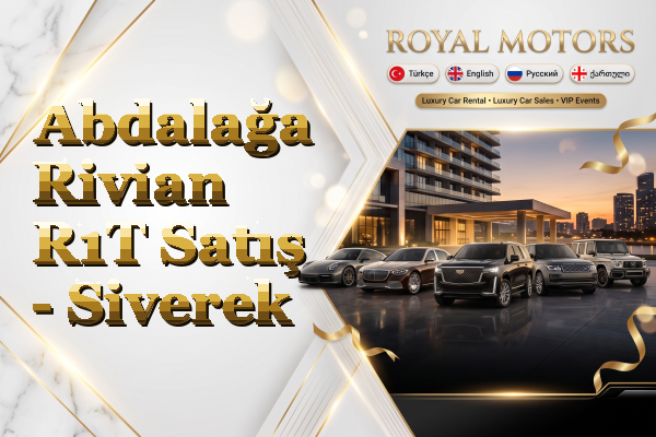 Abdalağa Rivian R1T Satış - Siverek