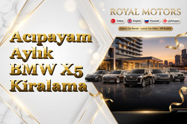 Acıpayam Aylık BMW X5 Kiralama
