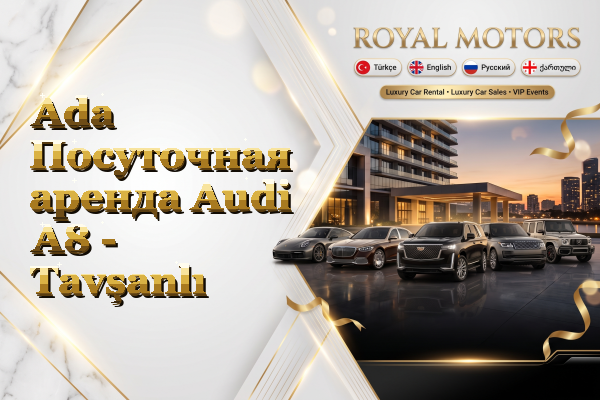 Ada Посуточная аренда Audi A8 - Tavşanlı