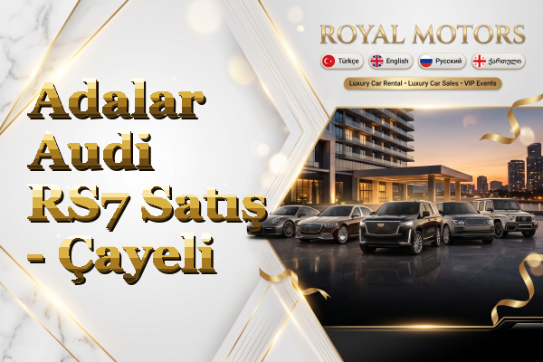 Adalar Audi RS7 Satış - Çayeli