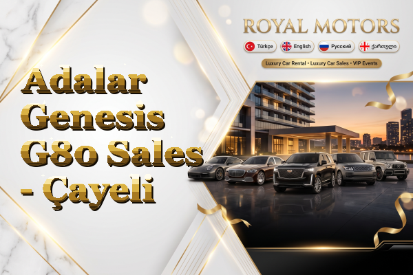 Adalar Genesis G80 Sales - Çayeli