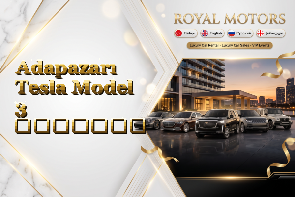Adapazarı Tesla Model 3 გაყიდვა