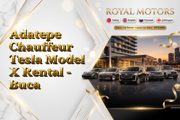 Adatepe Chauffeur Tesla Model X Rental - Buca