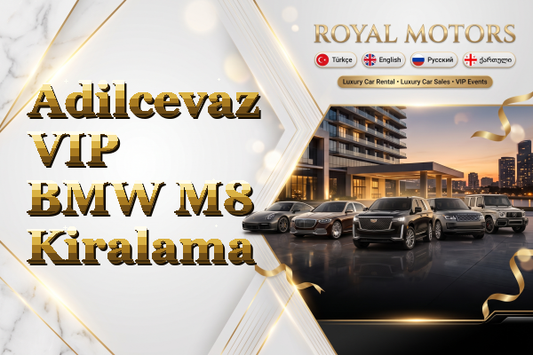 Adilcevaz VIP BMW M8 Kiralama