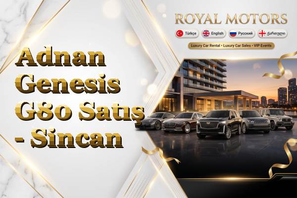 Adnan Genesis G80 Satış - Sincan